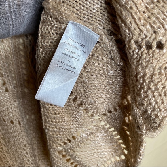 AVLN Studio Stitch Fix Pointelle Cardigan NWOT - Picture 3 of 6